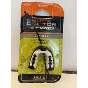 Shock Doctor Gel Max Flavor Fusion Sports Mouth Guard, Adult, Lemon Lime Flavor